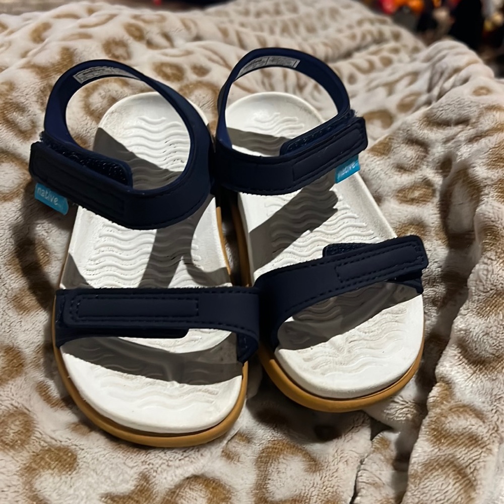 Native toddler shoes.  Size 8
